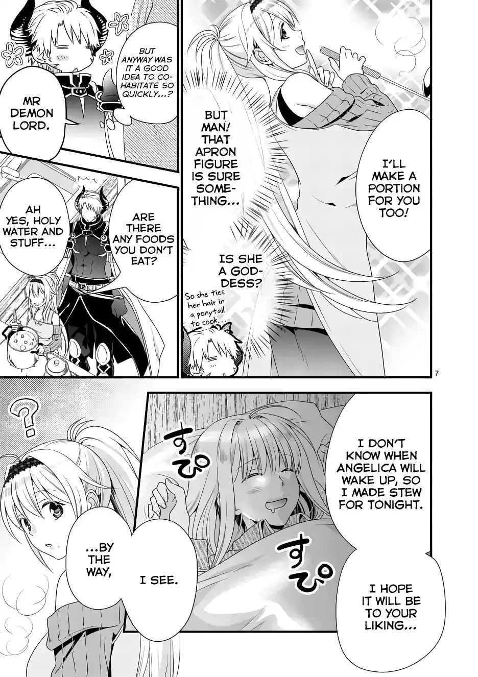 Maou Desu. Onna Yuusha no Hahaoya to Saikon Shita no de, Onna Yuusha ga Giri no Musume ni Narimashita. Chapter 2 8